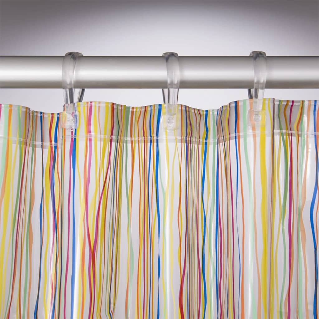Shower Curtain Rigato 180x200 cm Multicolour - OLBRIT