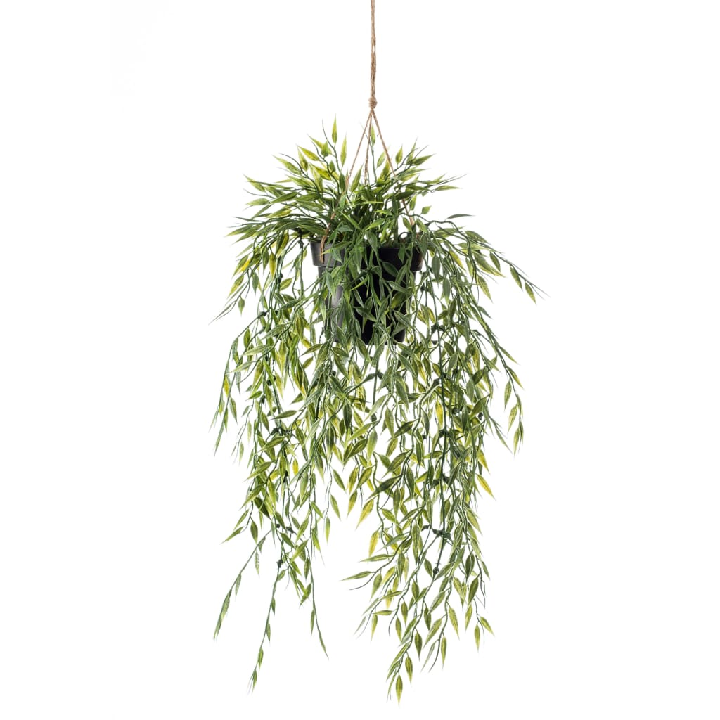 Artificial Bamboo Hanging Bush in Pot 50 cm - OLBRIT