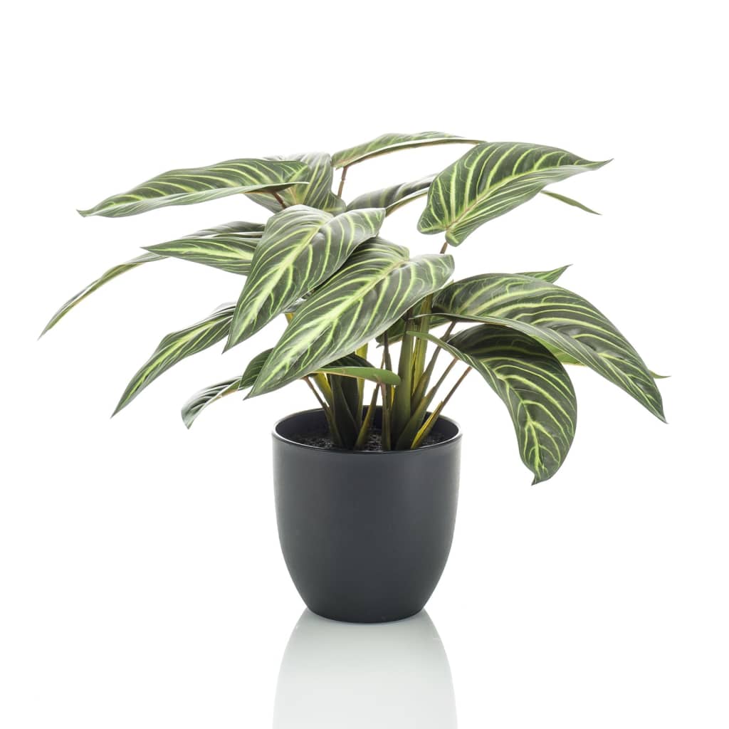 Artificial Calathea Zebrina 38 cm in Pot - OLBRIT