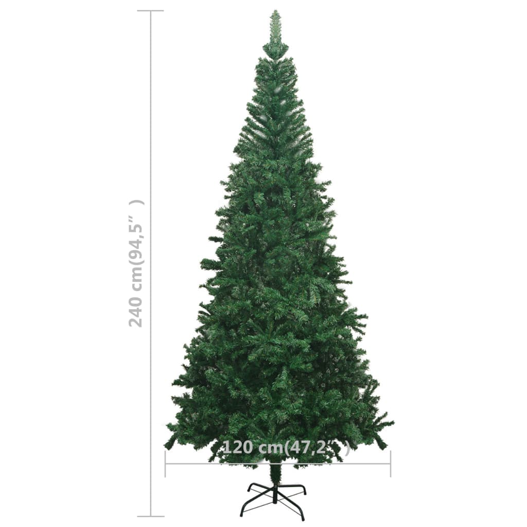 Artificial Christmas Tree L 240 cm Green - OLBRIT