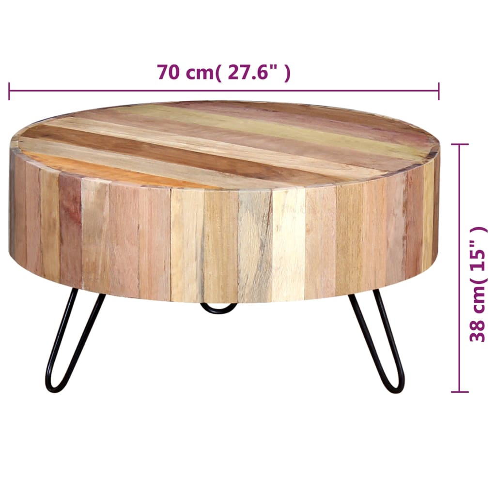 Coffee Table Solid Reclaimed Wood - OLBRIT