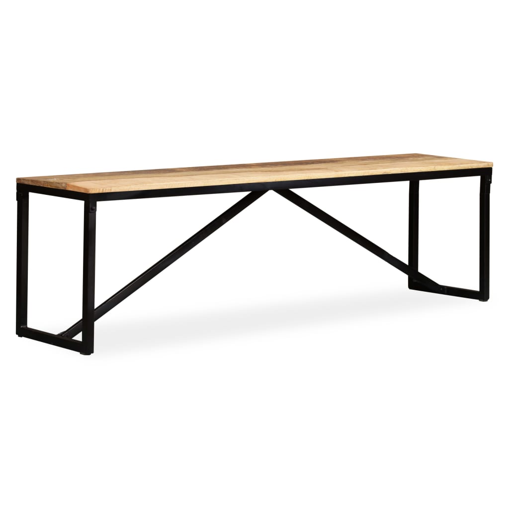 Bench Solid Mango Wood 160x35x45 cm - OLBRIT