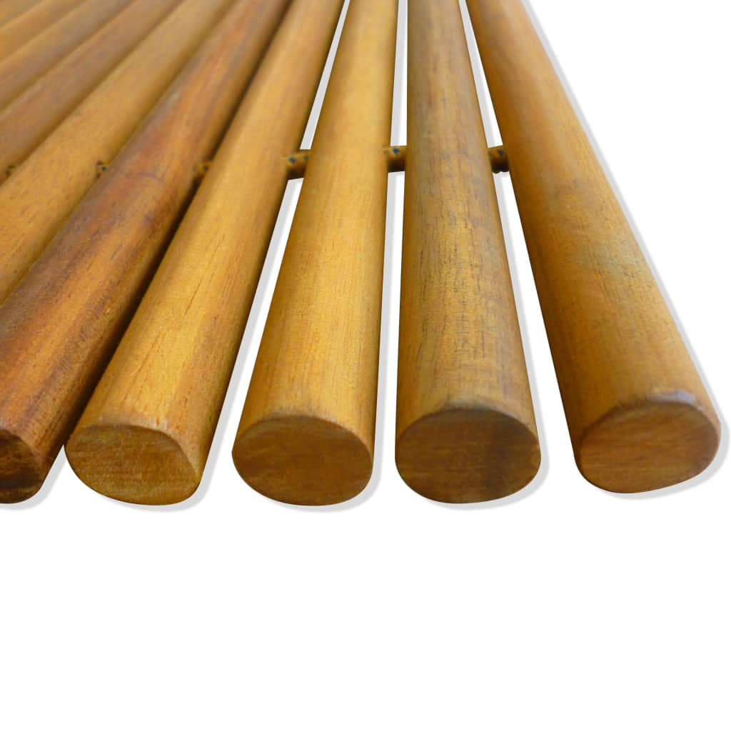 Bath Mat Acacia Wood 80x50 cm - OLBRIT