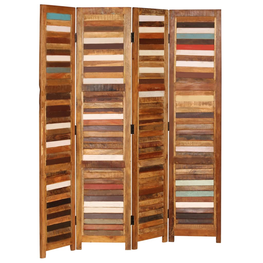 Room Divider Solid Reclaimed Wood 170 cm - OLBRIT