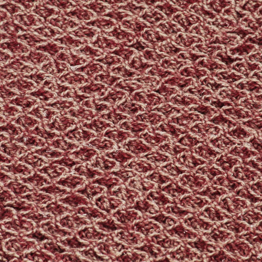 Throw Cotton 125x150 cm Burgundy - OLBRIT
