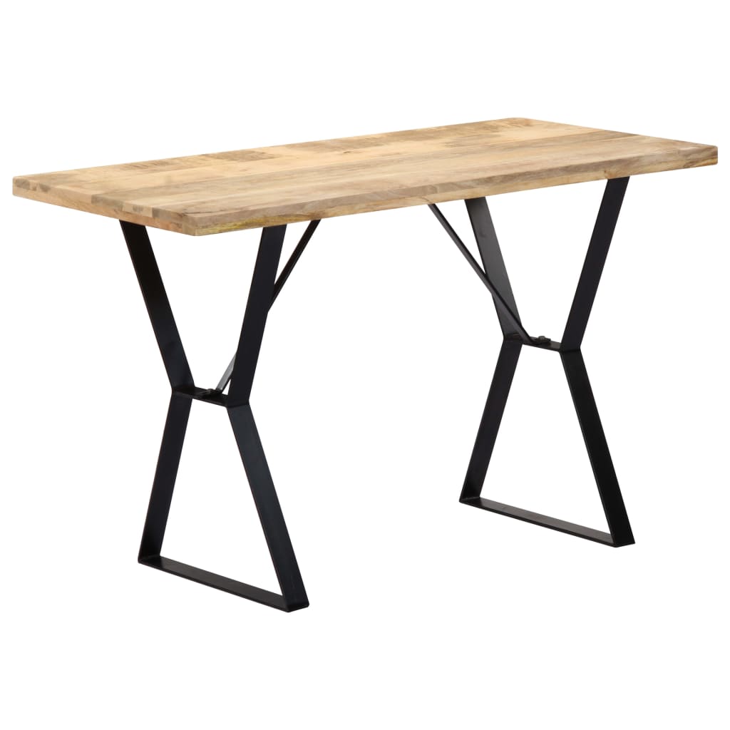Dining Table 120x60x76 cm Solid Mango Wood - OLBRIT