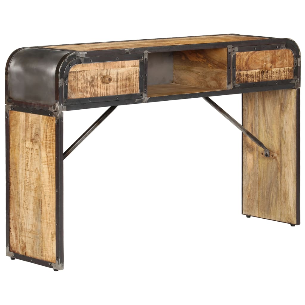Sideboard 120x30x75 cm Solid Mango Wood - OLBRIT
