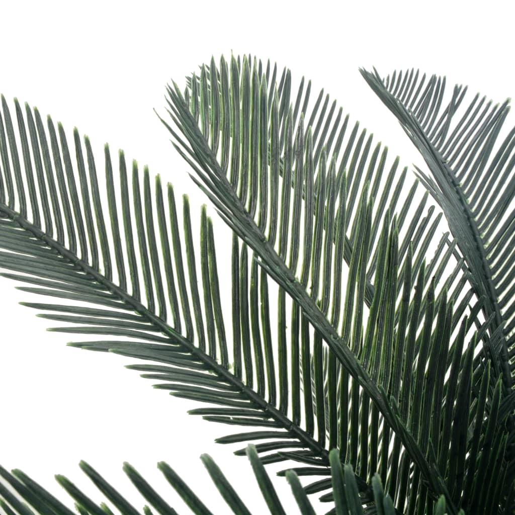Artificial Plant Cycas Palm with Pot Green 125 cm - OLBRIT