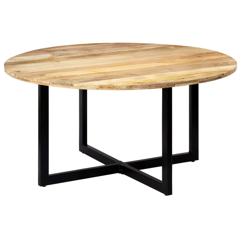 Dining Table 150x73 cm Solid Mango Wood - OLBRIT