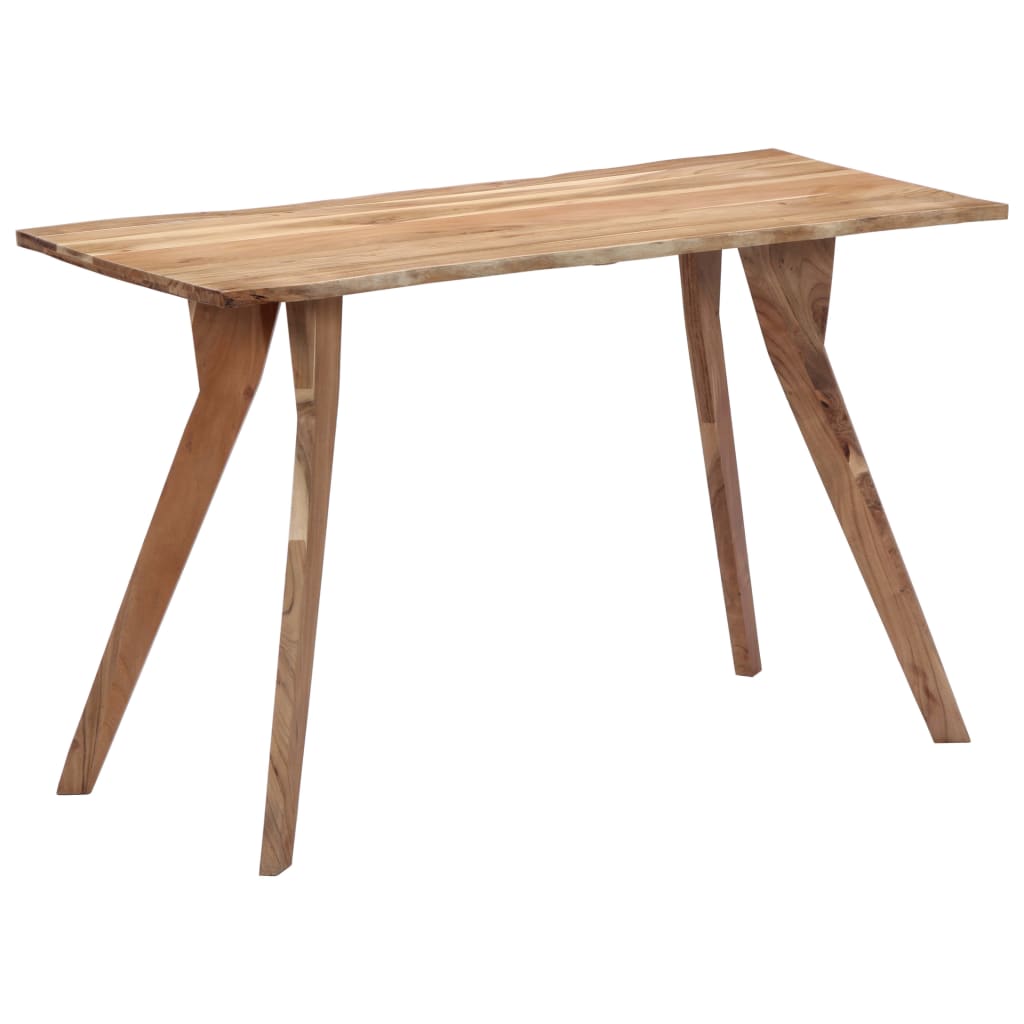 Dining Table 120x58x76 cm Solid Acacia Wood - OLBRIT