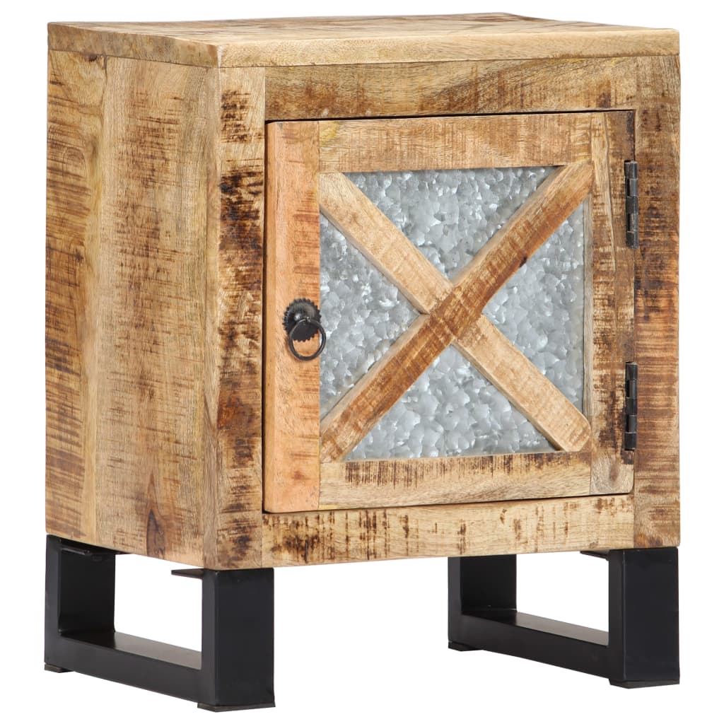 Bedside Cabinet 40x30x50 cm Solid Mango Wood - OLBRIT