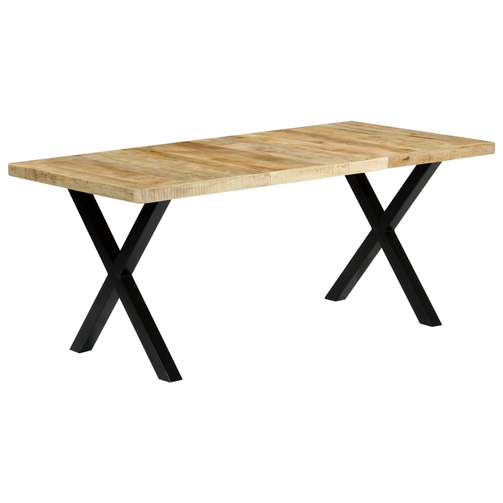 Dining Table 180x90x76 cm Solid Mango Wood - OLBRIT