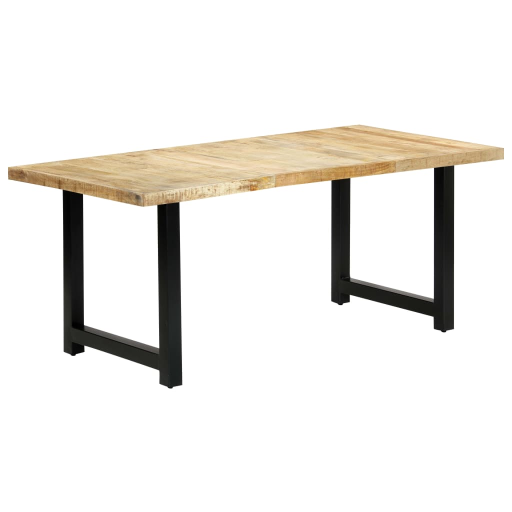 Dining Table 180x90x76 cm Solid Mango Wood - OLBRIT