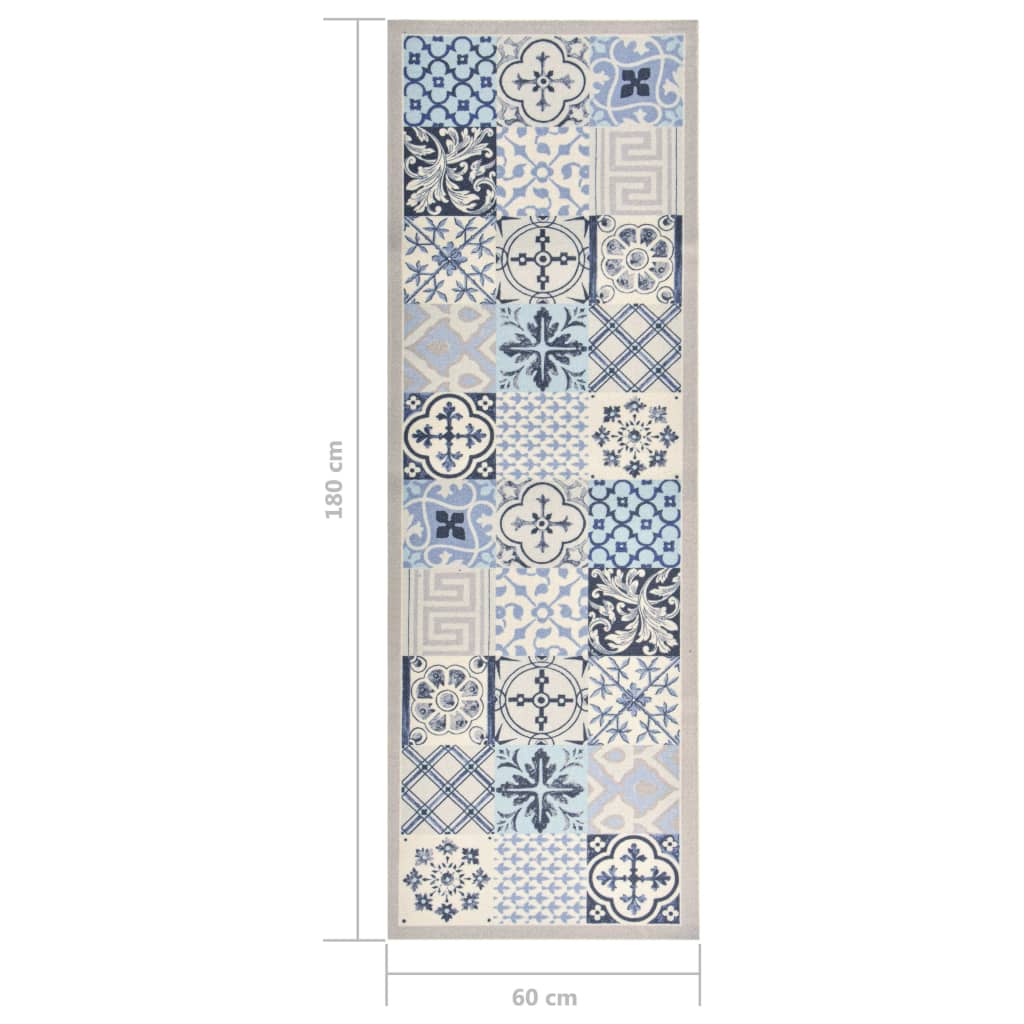 Kitchen Floor Mat Washable Mosaic 60x180 cm - OLBRIT