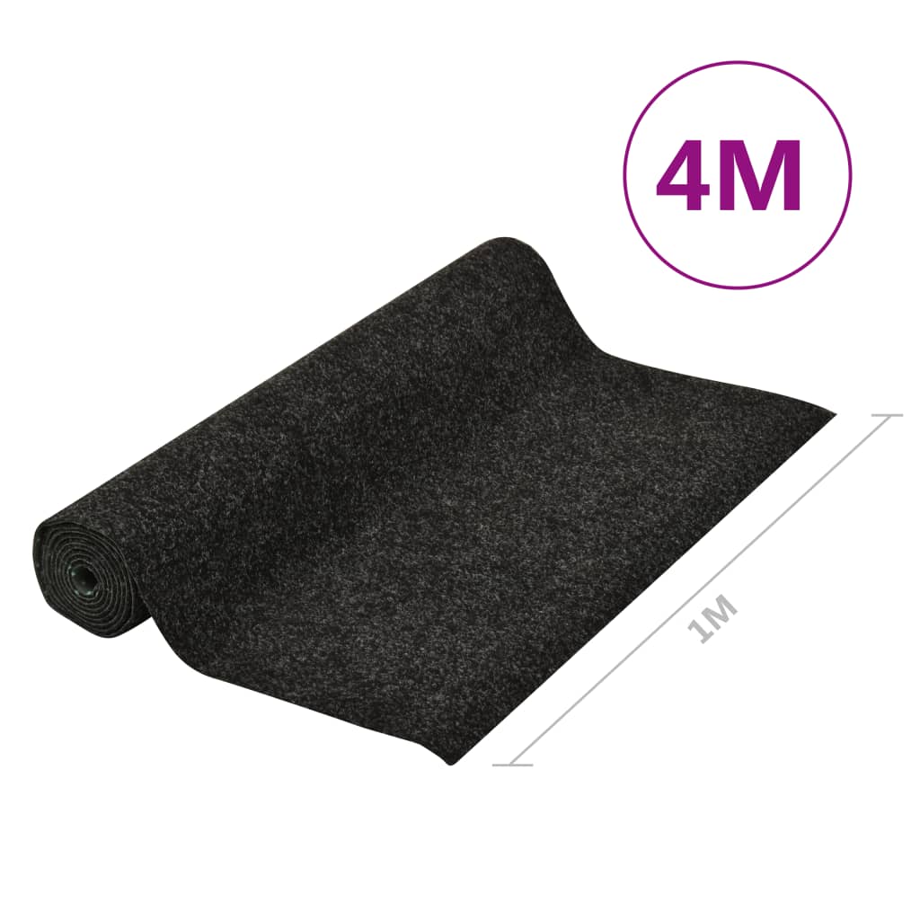 Artificial Grass with Studs 4x1 m Anthracite - OLBRIT