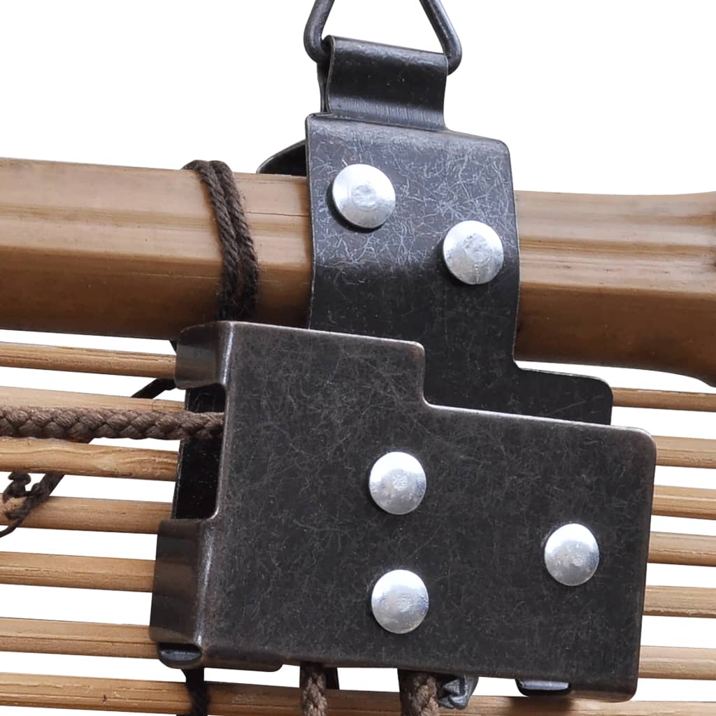 Bamboo Roller Blinds 2 pcs 150 x 220 cm Brown - OLBRIT