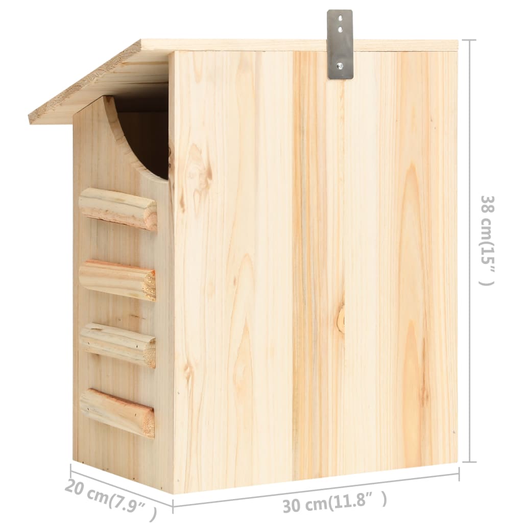 Bat House Solid Firwood 30x20x38 cm - OLBRIT