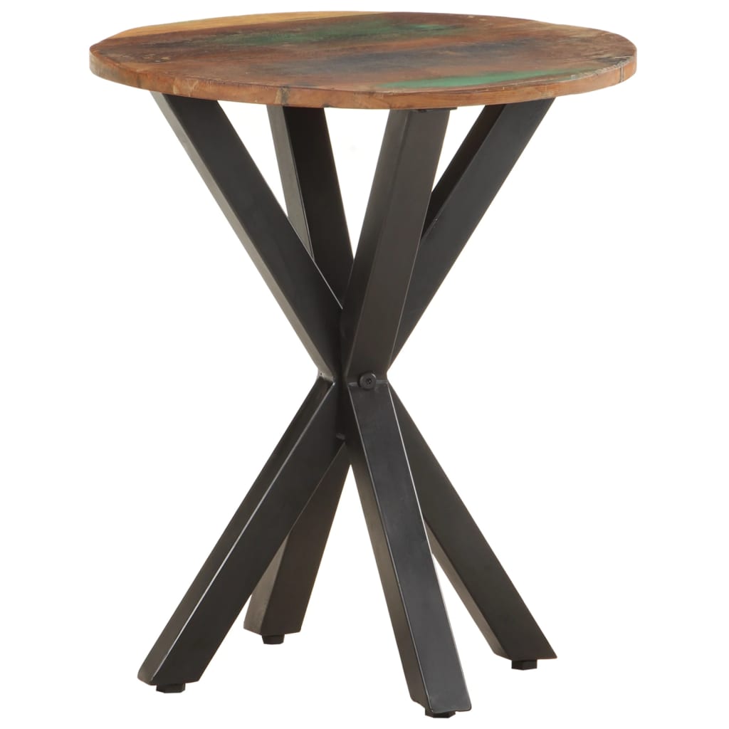Side Table 48x48x56 cm Solid Reclaimed Wood - OLBRIT