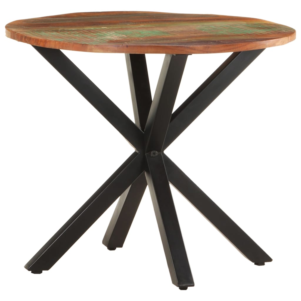 Side Table 68x68x56 cm Solid Reclaimed Wood - OLBRIT