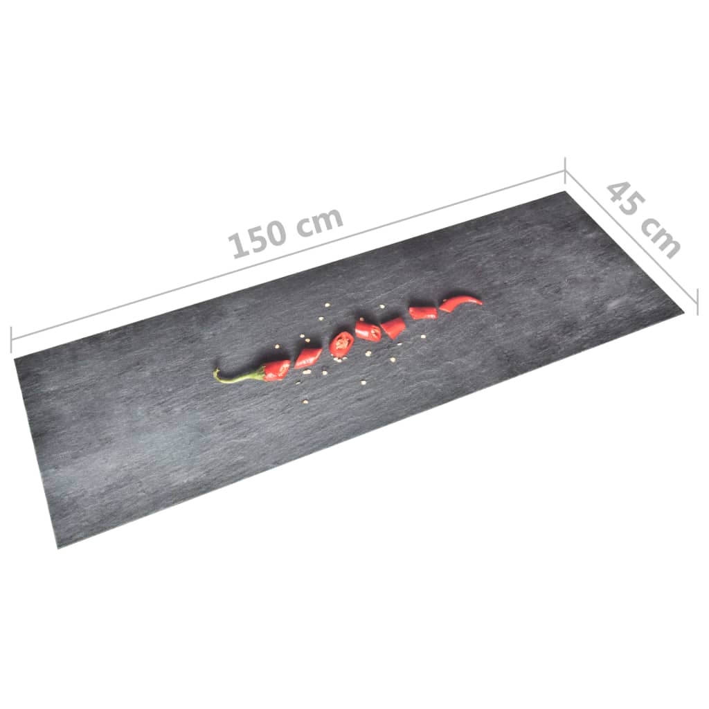 Kitchen Carpet Washable Pepper 45x150 cm - OLBRIT