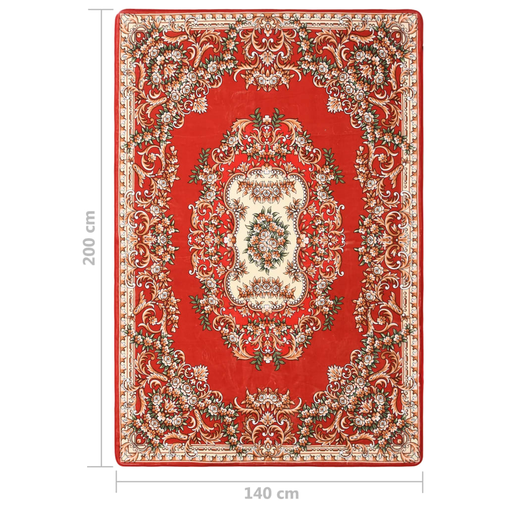 Printed Rug Oriental Multicolour 140x200 cm - OLBRIT