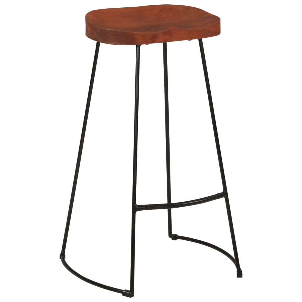 Gavin Bar Stools 2 pcs 50x40x78 cm Solid Wood Mango - OLBRIT