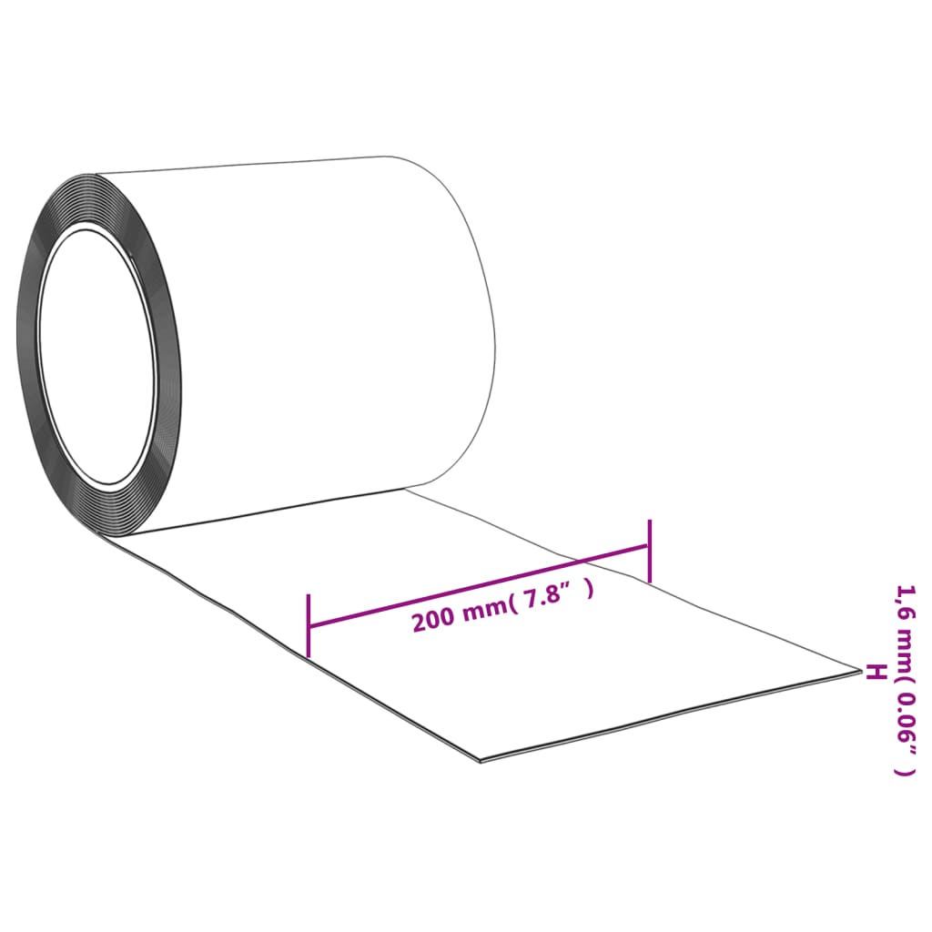 Door Curtain Blue 200 mmx1.6 mm 10 m PVC - OLBRIT