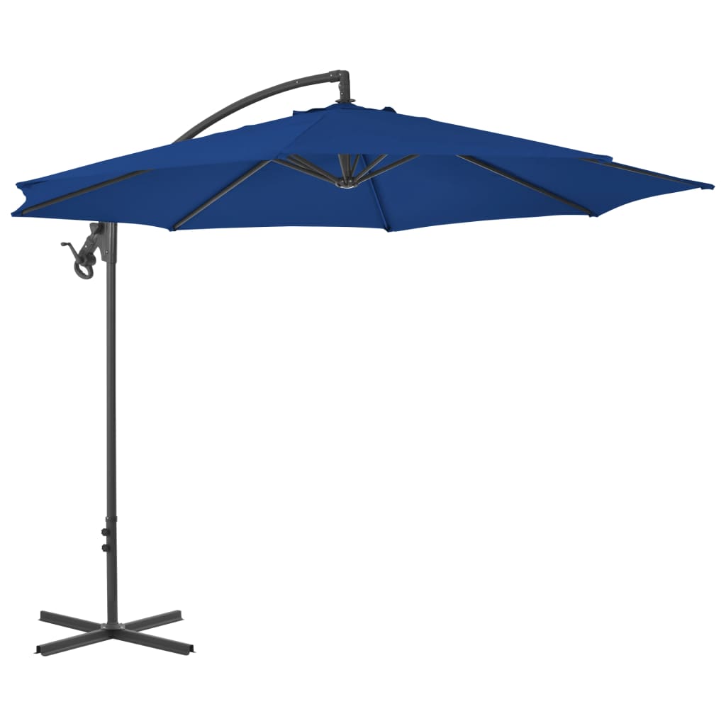 Cantilever Umbrella with Steel Pole 300 cm - OLBRIT