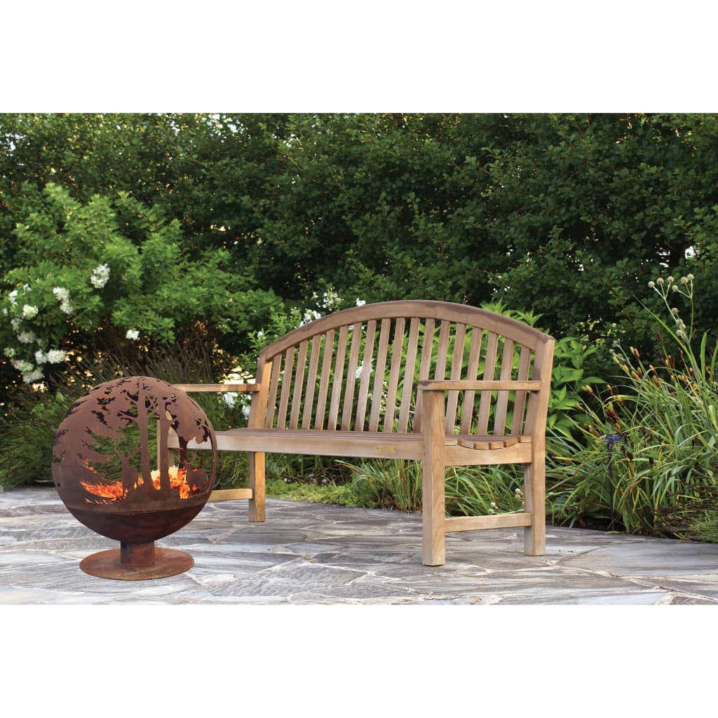 Sphere Fire Pit Laser Cut Rust - OLBRIT