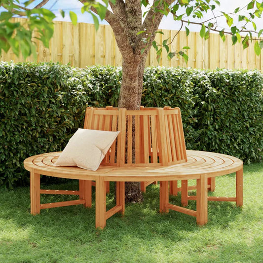 Solid Teak Wood Tree Bench | Garden Furniture | OLBRIT