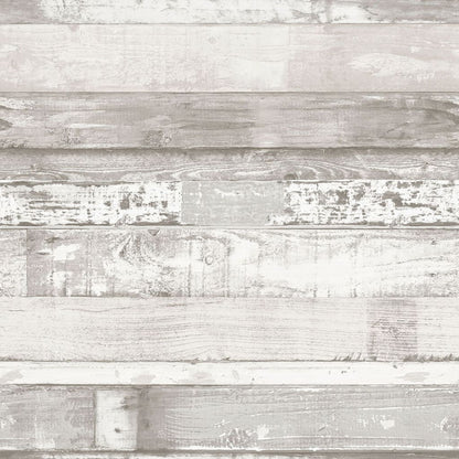 Homestyle Wallpaper Wood Off-white and Grey - OLBRIT