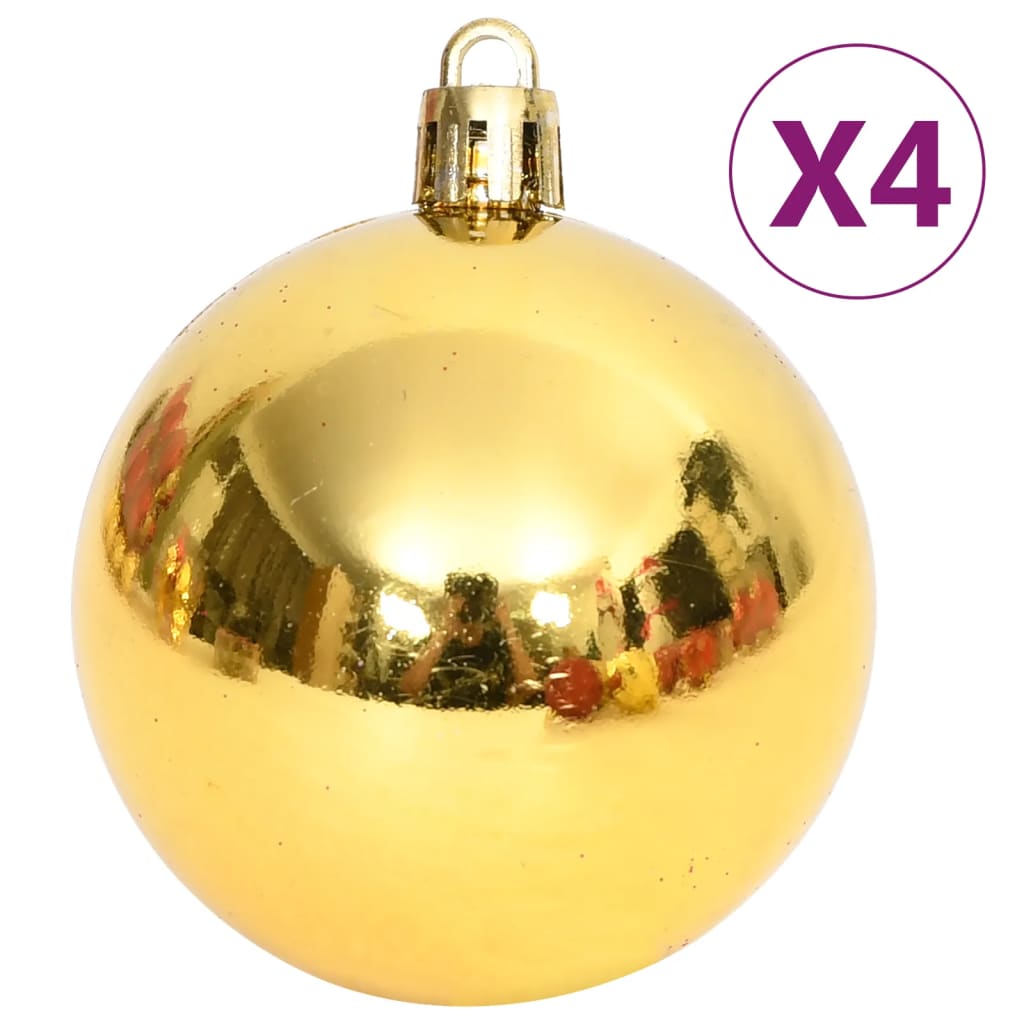 108 Piece Christmas Bauble Set Gold and Red - OLBRIT