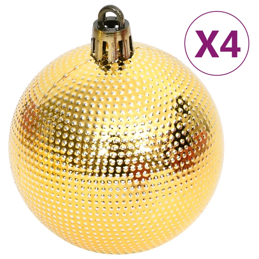 108 Piece Christmas Bauble Set Gold and Red - OLBRIT
