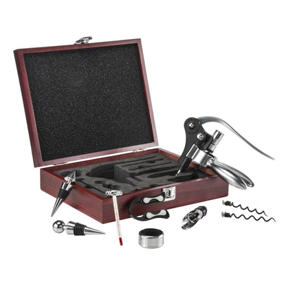 10 Piece Wine Accessory Set with Case - OLBRIT