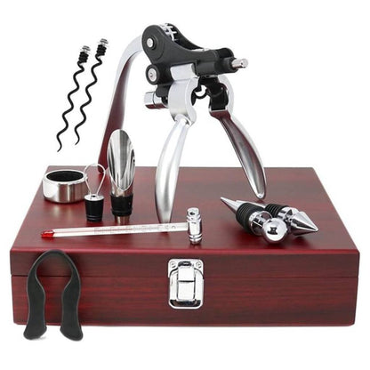 10 Piece Wine Accessory Set with Case - OLBRIT