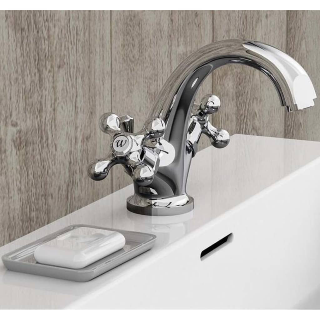 2-Handle Basin Mixer ELK Chrome - OLBRIT