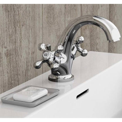 2-Handle Basin Mixer ELK Chrome - OLBRIT