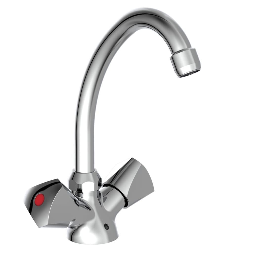 2-Handle basin mixer SAVINO Chrome - OLBRIT