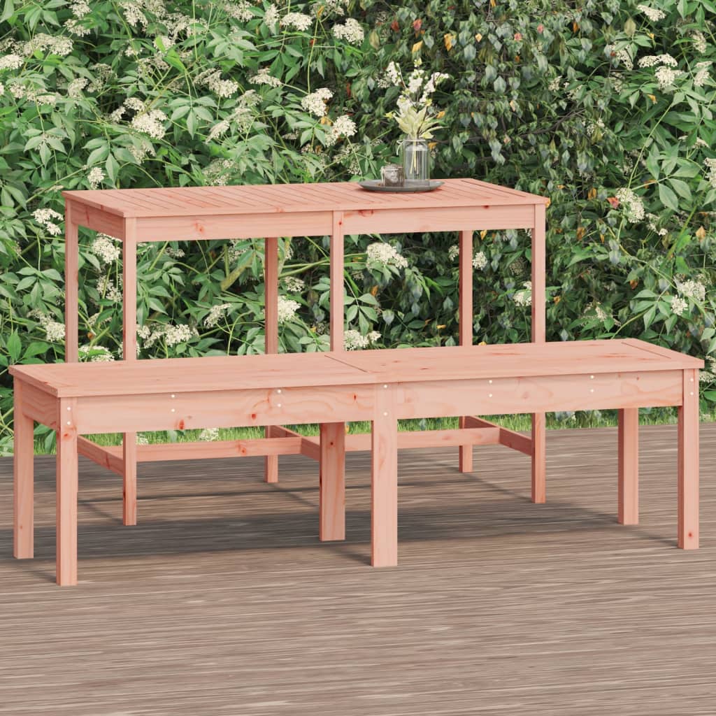 2-Seater Garden Bench 159.5x44x45 cm Solid Wood Douglas - OLBRIT