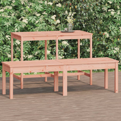 2-Seater Garden Bench 159.5x44x45 cm Solid Wood Douglas - OLBRIT