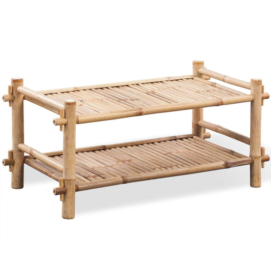 2-Tier Bamboo Shoe Rack - OLBRIT