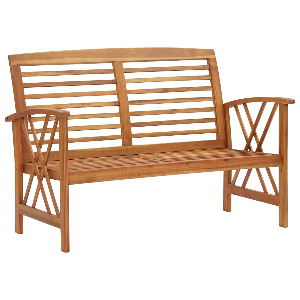 2 Piece Garden Lounge Set Solid Acacia Wood - OLBRIT