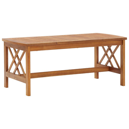 2 Piece Garden Lounge Set Solid Acacia Wood - OLBRIT