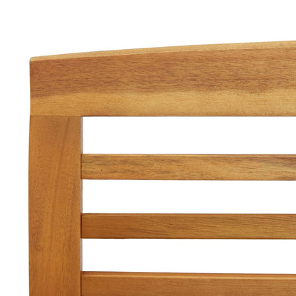 2 Piece Garden Lounge Set Solid Acacia Wood - OLBRIT