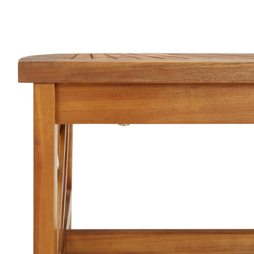2 Piece Garden Lounge Set Solid Acacia Wood - OLBRIT