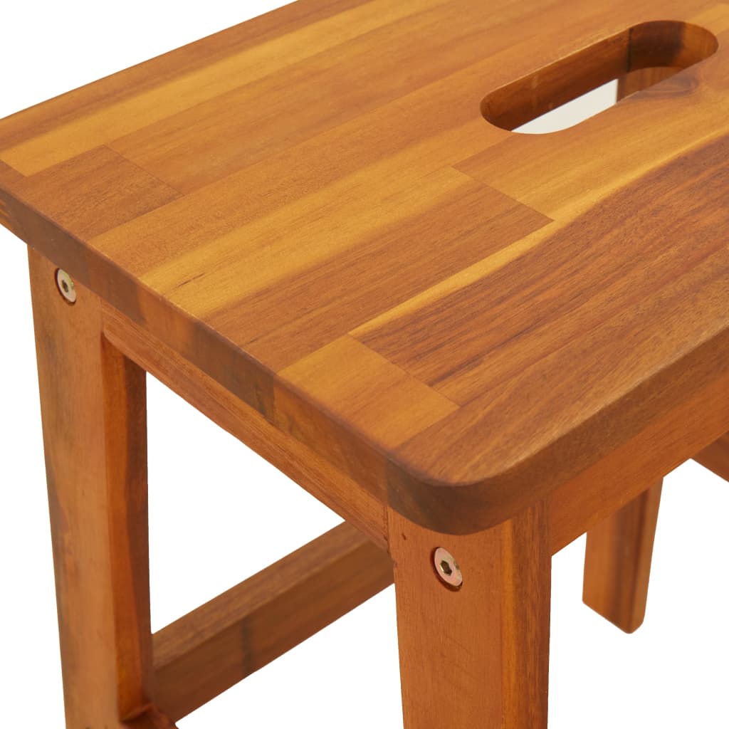 2 Step Stool 40x38x50 cm Solid Wood Acacia - OLBRIT
