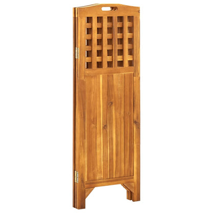 3-Panel Room Divider 121x2x120 cm Solid Acacia Wood - OLBRIT
