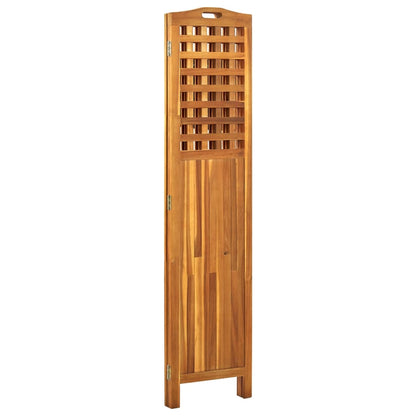 3-Panel Room Divider 121x2x170 cm Solid Acacia Wood - OLBRIT