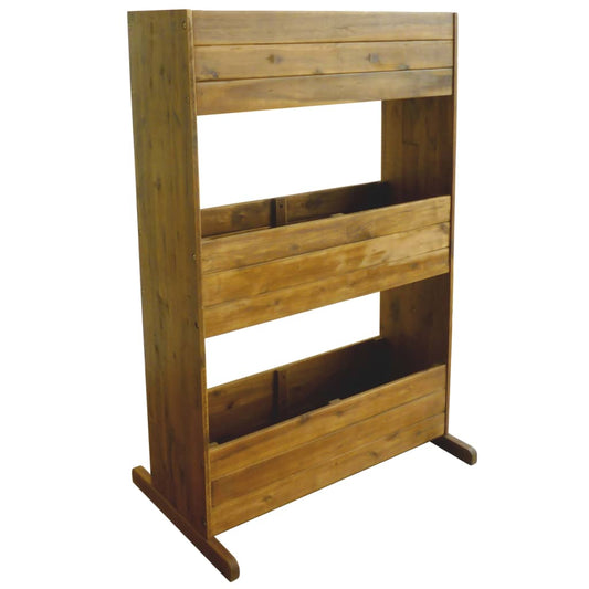 3-Tier Garden Raised Bed Solid Acacia Wood - OLBRIT