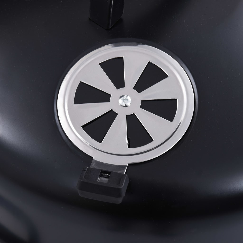 3-in-1 Charcoal Smoker BBQ Grill 40x80 cm - OLBRIT